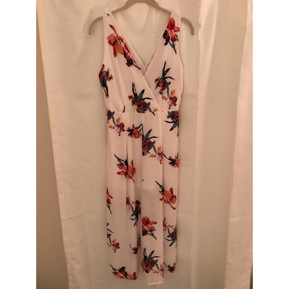 White/flower Jumpsuit